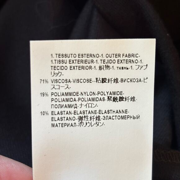 Versace Collection Black Cut-Out Sheath Dress - size 44 (US 8) - Picture 7 of 7